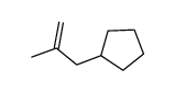 3-CYCLOPENTYL-2-METHYL-1-PROPENE Structure