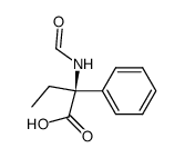 (S)-2-formylamino-2-phenyl-butyric acid Structure