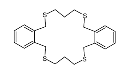 2,6,15,19-Tetrathia<7,7>orthocyclophan Structure