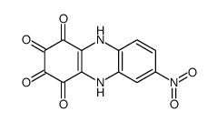 2,3-Dihydroxy-7-nitro-1,4-phenazinedione Structure