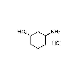 (1S,3S)-3-氨基环己-1-醇盐酸盐结构式