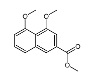 4,5-二甲氧基-2-萘羧酸甲酯结构式
