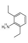 2,6-Diethylaniline-N15 Structure
