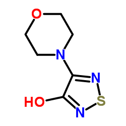 4-morpholino-1,2,5-thiadiazol-3-ol Structure