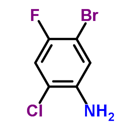 5-Bromo-2-chloro-4-fluoroaniline Structure