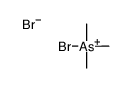 bromo(trimethyl)arsanium,bromide Structure