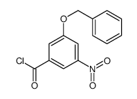 3-nitro-5-phenylmethoxybenzoyl chloride Structure