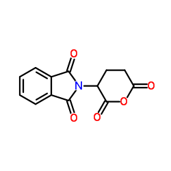 N-酞酰基-DL-谷氨酸酐结构式