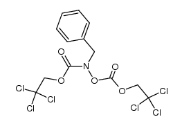 2,2,2-trichloroethyl benzyl(((2,2,2-trichloroethoxy)carbonyl)oxy)carbamate结构式