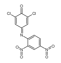 2,6-dichloro-[1,4]benzoquinone-4-(2,4-dinitro-phenylimine) Structure