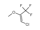 (2-chloro-1-trifluoromethyl-vinyl)-methyl ether结构式