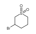 3-bromotetrahydro-2H-thiopyran 1,1-dioxide Structure