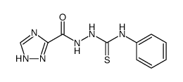 4-phenyl-1-(1,2,4-triazol-3-yl-carbonyl)-thiosemicarbazide结构式