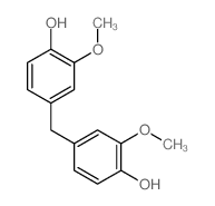 4-[(4-hydroxy-3-methoxy-phenyl)methyl]-2-methoxy-phenol结构式