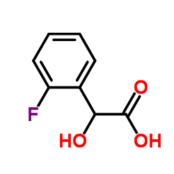 2-Fluoro-DL-mandelic Acid Structure