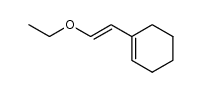 β-(cyclohexenyl-1)-vinyl ethyl ether Structure