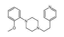1-(2-methoxyphenyl)-4-(2-pyridin-4-ylethyl)piperazine结构式