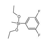 3,5-difluoro-1-(diethoxymethylsilyl)benzene Structure