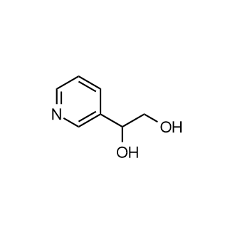 1-(吡啶-3-基)乙烷-1,2-二醇结构式