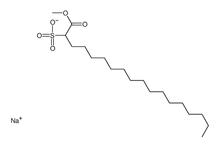 sodium methyl 2-sulphooctadecanoate Structure