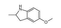 5-Methoxy-2-methylindoline Structure