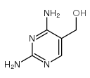 2,4-二氨基-5-羟甲基嘧啶结构式