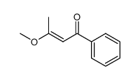 1-phenyl-3-methoxybut-2-en-1-one结构式