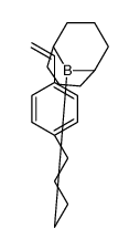 9-[4-(4-ethenylphenyl)butyl]-9-borabicyclo[3.3.1]nonane结构式