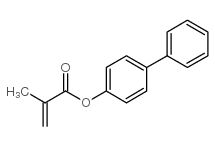 2-甲基-丙烯酸 联苯-4-基酯结构式