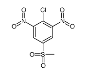 2-chloro-5-methylsulfonyl-1,3-dinitrobenzene结构式