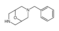 3-benzyl-3,7-diaza-9-oxabicyclo[3.3.1]nonane Structure