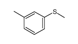1-甲基-3-(甲硫基)苯结构式