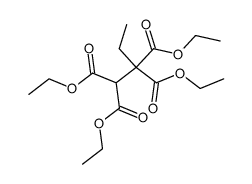 1-ethyl-1,1,2,2-tetraethoxycarbonylethane结构式