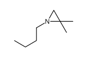 Aziridine, 1-butyl-2,2-dimethyl- (9CI)结构式