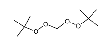 di-tert-butyl methanediyl bis-peroxide Structure