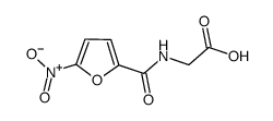 (5-硝基-2-呋喃)氨基]乙酸结构式