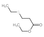 3-(Ethylthio)propanoic acid ethyl ester结构式