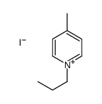 4-methyl-1-propylpyridin-1-ium,iodide Structure