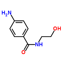 4-Amino-N-(2-hydroxyethyl)benzamide structure