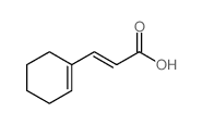(E)-3-(环己-1-烯-1-基)丙烯酸结构式