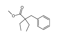 α,α-diethyldihydrocinnamic acid methyl ester Structure