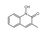 1-hydroxy-3-methyl-1H-quinolin-2-one结构式