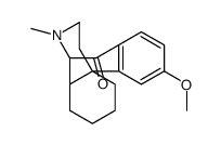(9S,13S,14S)-3-methoxy-17-methylmorphinan-10-one结构式