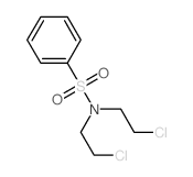 N,N-双(2-氯乙基)苯磺酰胺结构式