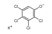 potassium salt of 2,3,4,5-tetrachlorophenol结构式