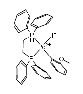 Pd(dppe)(o-MeOC6H4)(I) Structure