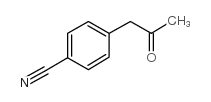 4-(2-oxopropyl)benzonitrile Structure