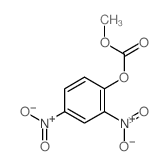 Carbonic acid,2,4-dinitrophenyl methyl ester Structure