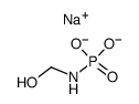 hydroxymethyl-phosphoramidic acid, disodium salt Structure