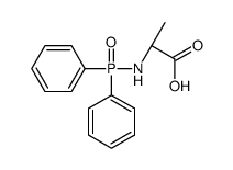 (2S)-2-(diphenylphosphorylamino)propanoic acid Structure